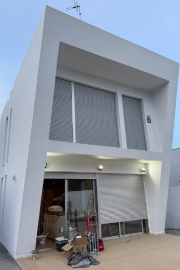 Salón después de pintar